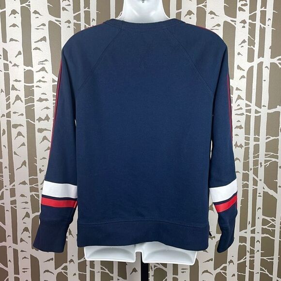 Tommy Hilfiger Sport Navy Blue French Terry Sweatshirt sz M - Picture 3 of 5